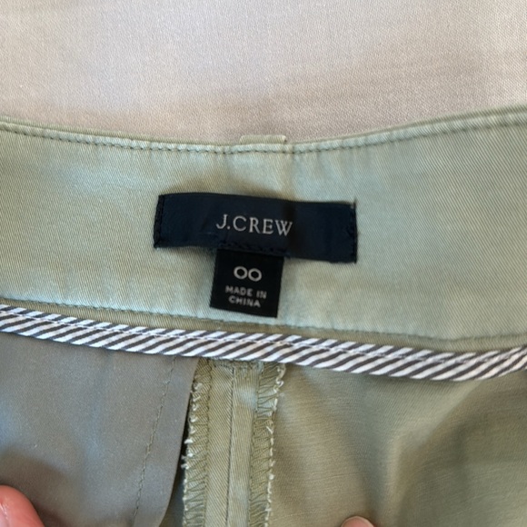 J. Crew Factory Women’s Linen Cotton Pant. (Green, size 0) - Picture 4 of 8